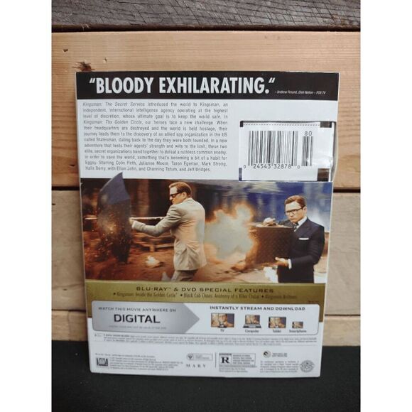 Kingsman The Golden Circle Blu Ray + DVD w/ Slipcase - Picture 2 of 2